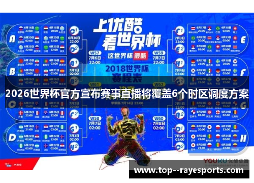 2026世界杯官方宣布赛事直播将覆盖6个时区调度方案